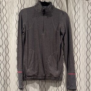 Lululemon Gray Quarter-Zip Pullover